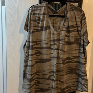 NWOT Cotton Camo T-shirt